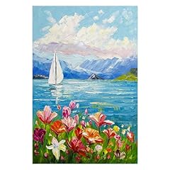 Hand painted seascape for sale  Delivered anywhere in USA 