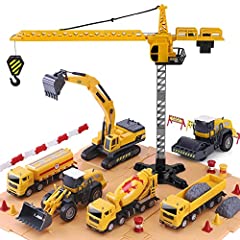 iPlay, iLearn Construction Site Vehicles Toy Set, Kids for sale  Delivered anywhere in USA 
