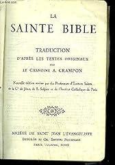 Sainte bible 565 d'occasion  Livré partout en France
