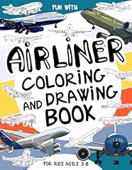 Airliner coloring drawing for sale  Delivered anywhere in UK