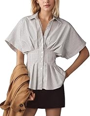Burtell casual striped for sale  Delivered anywhere in USA 