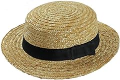 Straw boater hats for sale  Delivered anywhere in UK