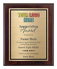 Personalized award plaque for sale  Delivered anywhere in USA 