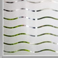 pellicola per finestre in vetro satinato Lifetree pellicola statica per la casa e l’ufficio 30 x 400 cm non adesiva 