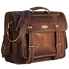 Hulsh leather messenger for sale  Delivered anywhere in USA 