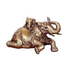 Rustic bronzed elephant for sale  Delivered anywhere in UK