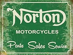 Vintage Style Retro NORTON MOTORCYCLE GARAGE Bike Parts for sale  Delivered anywhere in UK