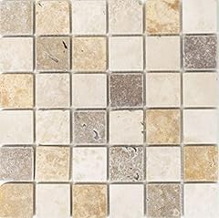Mosaïque carrée travertin d'occasion  Livré partout en Belgiqu
