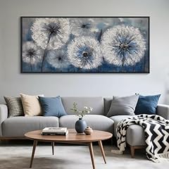 Blue dandelion canvas for sale  Delivered anywhere in USA 
