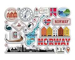 Aufkleberbogen norwegen sehens gebraucht kaufen  Wird an jeden Ort in Deutschland