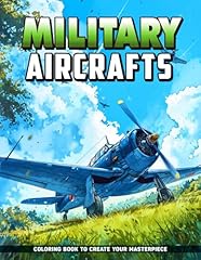 Military aircrafts coloring for sale  Delivered anywhere in UK