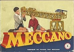 Manuel instruction meccano d'occasion  Livré partout en France