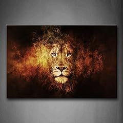 Lion head portrait for sale  Delivered anywhere in UK