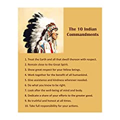 Indian commandments motivation for sale  Delivered anywhere in USA 