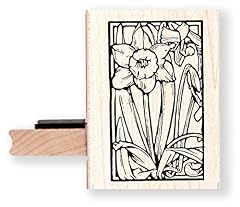 Daffodil rubber stamp for sale  Delivered anywhere in UK