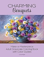 Charming Bouquets: Make-a-Masterpiece Adult Grayscale for sale  Delivered anywhere in Canada