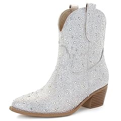 Sovanyou rhinestone boots for sale  Delivered anywhere in USA 