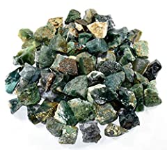 Natural Green Moss Agate Rough Stones Gemstone Crystal for sale  Delivered anywhere in Canada