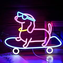 Skateboard dog neon for sale  Delivered anywhere in USA 