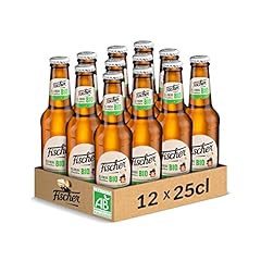 Fischer Bio - Bière blonde d'Alsace bio 6° - bouteilles d'occasion  Livré partout en France