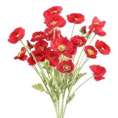 Artificial flowers poppy for sale  Delivered anywhere in USA 