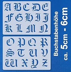 Buchstabenschablone alte schri gebraucht kaufen  Wird an jeden Ort in Deutschland