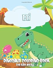 Eli dinosaur coloring for sale  Delivered anywhere in USA 