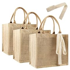 Large burlap tote for sale  Delivered anywhere in USA 