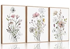 3pcs watercolor wildflower for sale  Delivered anywhere in USA 