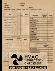 Hvac inspection checklist for sale  Delivered anywhere in USA 