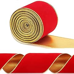 Christmas ribbon wired for sale  Delivered anywhere in UK