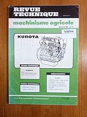 revue technique kubota s90v d'occasion  Livré partout en France