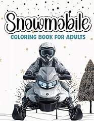Snowmobile coloring book for sale  Delivered anywhere in UK