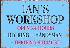 Workshop sign personalised for sale  Delivered anywhere in UK