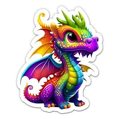 Rainbow dragon sticker for sale  Delivered anywhere in USA 
