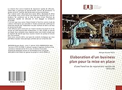 Elaboration business plan d'occasion  Livré partout en France