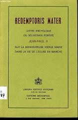 Redemptoris mater lettre d'occasion  Livré partout en France