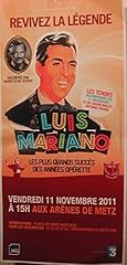 Luis mariano 28x60cm d'occasion  Livré partout en France