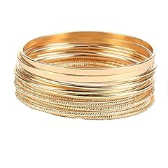 Pcs gold bangle for sale  Delivered anywhere in UK