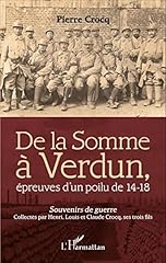 Somme verdun épreuves d'occasion  Livré partout en France