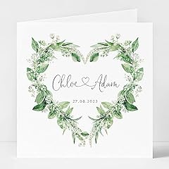 Personalised wedding card for sale  Delivered anywhere in UK