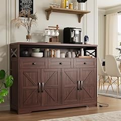 Dark brown buffet for sale  Delivered anywhere in USA 