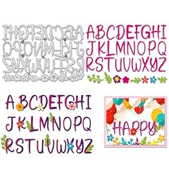 Benecreat gemusterte alphabet gebraucht kaufen  Wird an jeden Ort in Deutschland