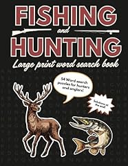 Fishing hunting word for sale  Delivered anywhere in UK