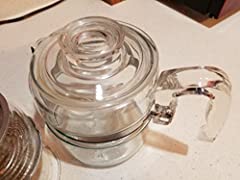 VINTAGE Corning Pyrex Flameware 4 cup Percolator Coffee for sale  Delivered anywhere in USA 