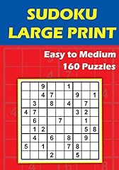 Sudoku large print gebraucht kaufen  Wird an jeden Ort in Deutschland