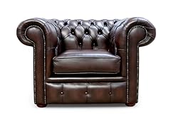 Chesterfield antique brown for sale  Delivered anywhere in UK