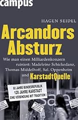 Arcandors absturz man gebraucht kaufen  Wird an jeden Ort in Deutschland