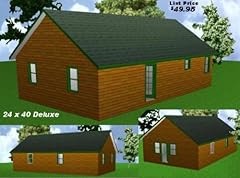 24x40 deluxe cabin for sale  Delivered anywhere in USA 
