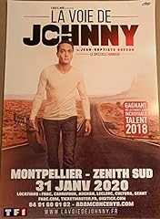 johnny hallyday poster grandeur nature d'occasion  Livré partout en France